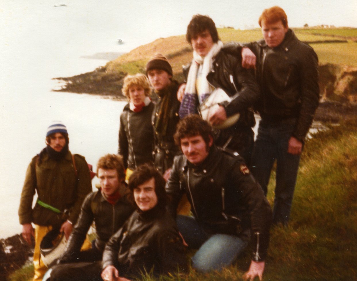Some of the lads at Cliffs on Moher.JPG